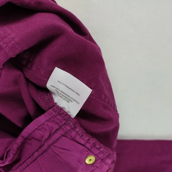 Tory Burch &quot;Ivy Super Skinny&quot; Fuchsia Purple‎ Jeans Women’s Size 29