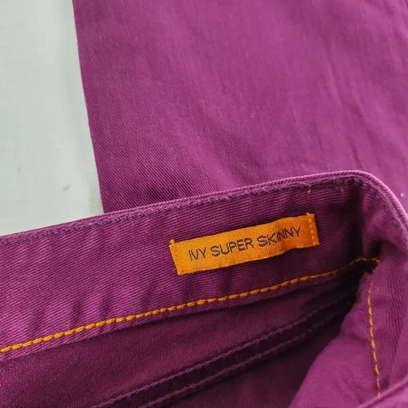 Tory Burch &quot;Ivy Super Skinny&quot; Fuchsia Purple‎ Jeans Women’s Size 29