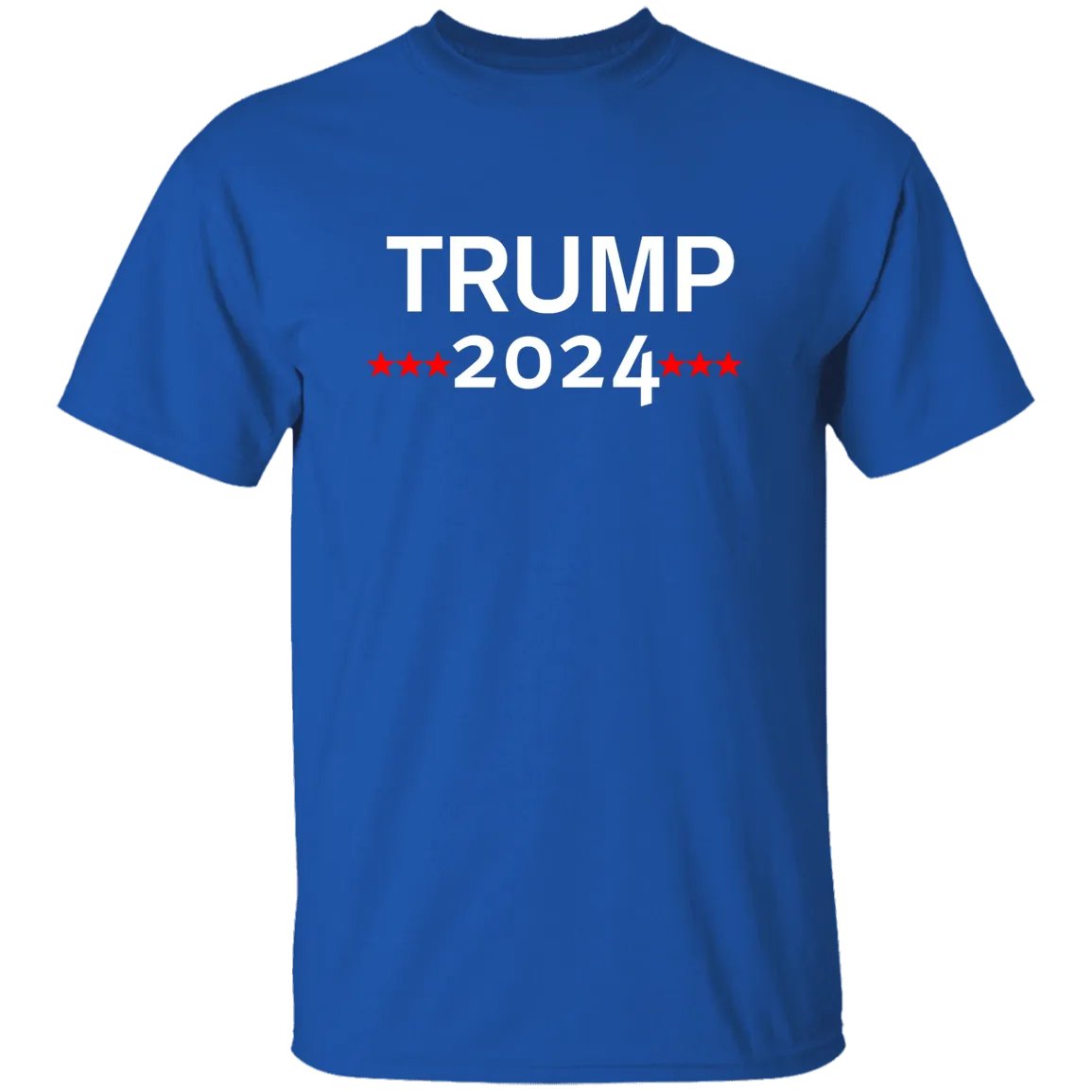 TRUMP 2024 Black/Blue Tee w/ White Text