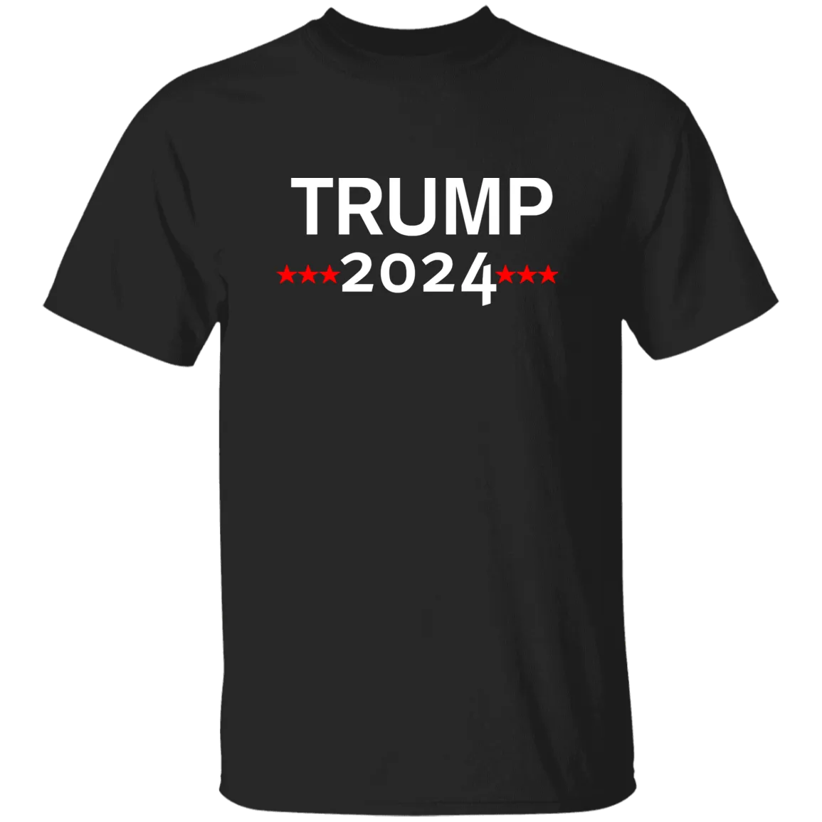 TRUMP 2024 Black/Blue Tee w/ White Text
