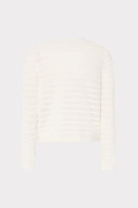 TS Milly Textured Knit Cardigan Jacket