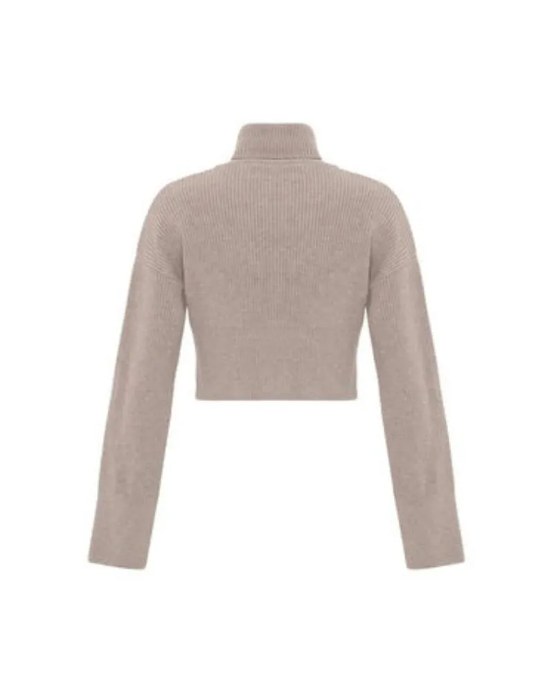TS Theo Angelia Cropped Turtleneck Sweater