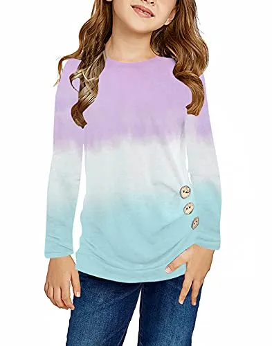 Ugmikdo Purple Long Sleeve Blouse - Size 6-7