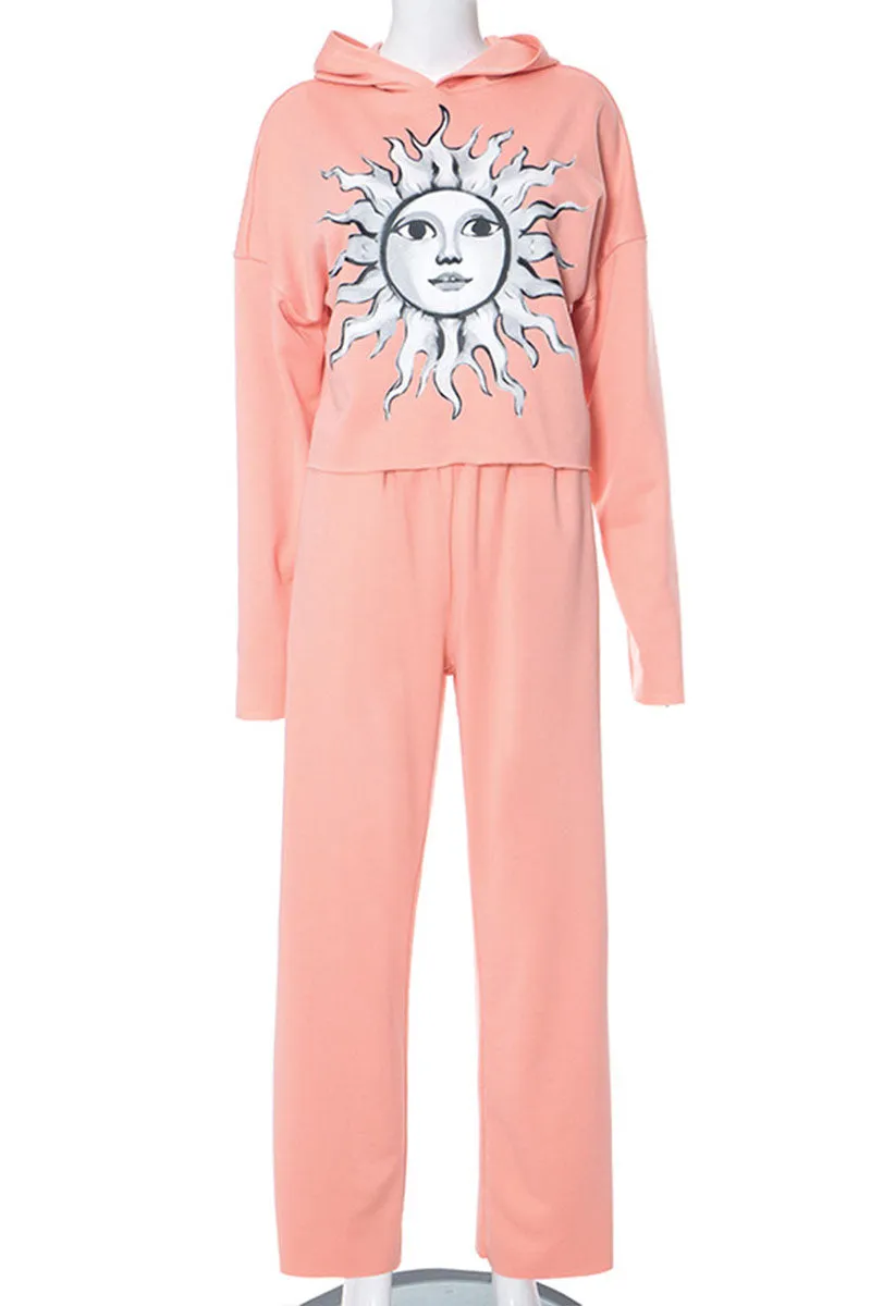 UH0109 Hoodie Shirt Tracksuit Set