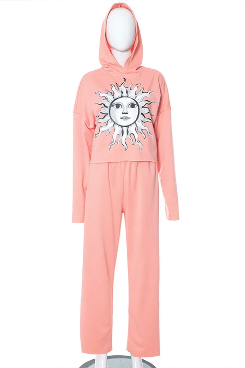 UH0109 Hoodie Shirt Tracksuit Set