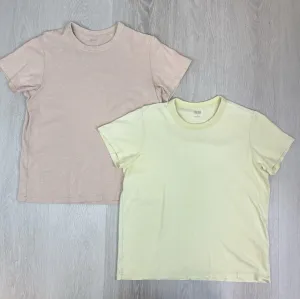 Uniqlo Womens Short Sleeve T-Shirt Bundle Size Large (2 T-Shirts)