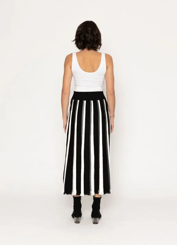 Valkyrie Skirt - Black/White