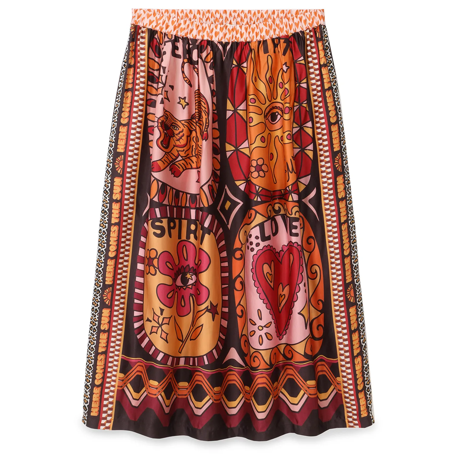 Vanessa Printed Midi Skirt
