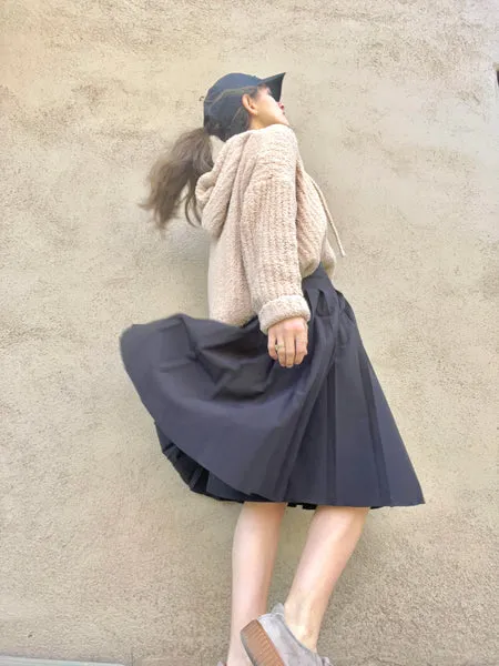 Varsity Pleated Skirt