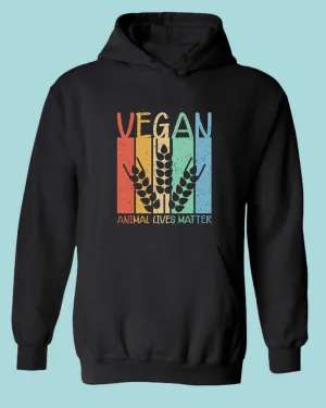 Vegan Animals Lives matter Hoodie, Vegan Hoodie