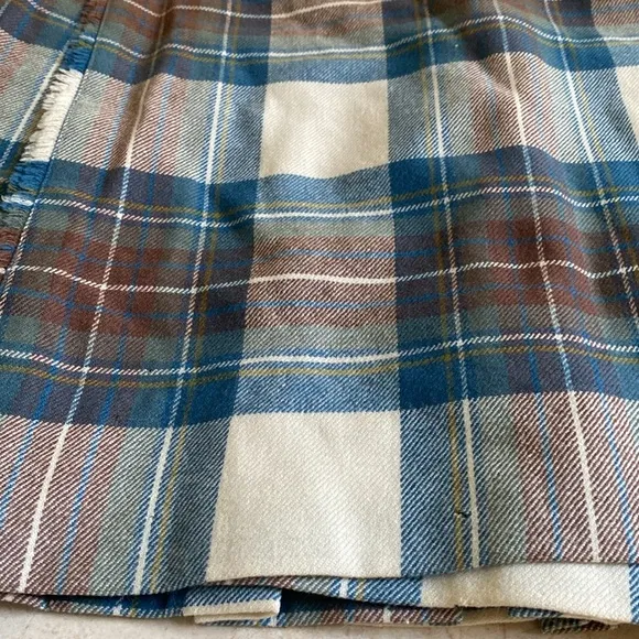 Vintage Authentic Pleated Scottish Wool Skirt
