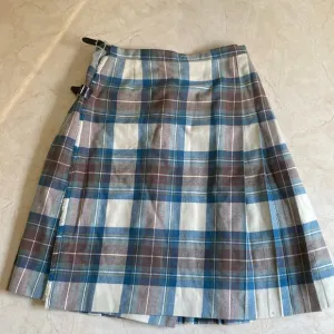 Vintage Authentic Pleated Scottish Wool Skirt