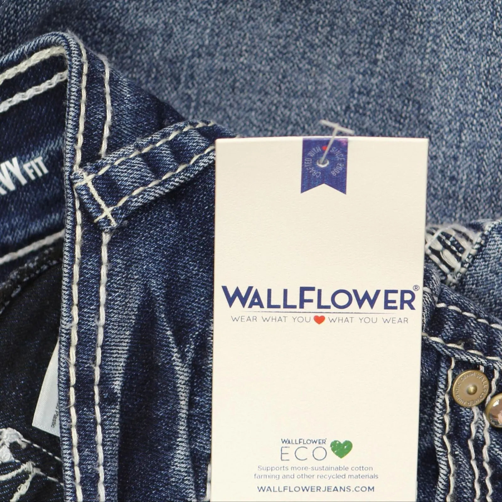 Wallflower Women's Luscious Curvy Bootcut Mid-Rise Insta Stretch Juniors Jeans