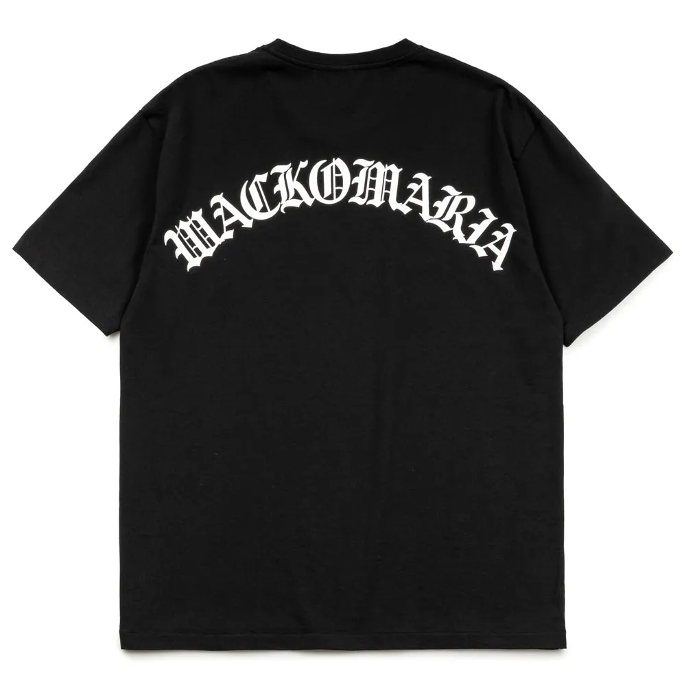 Washed Heavyweight Crewneck Type-2 Tee | Black