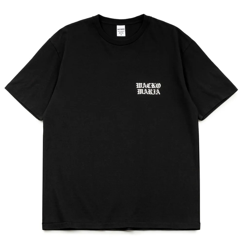 Washed Heavyweight Crewneck Type-2 Tee | Black