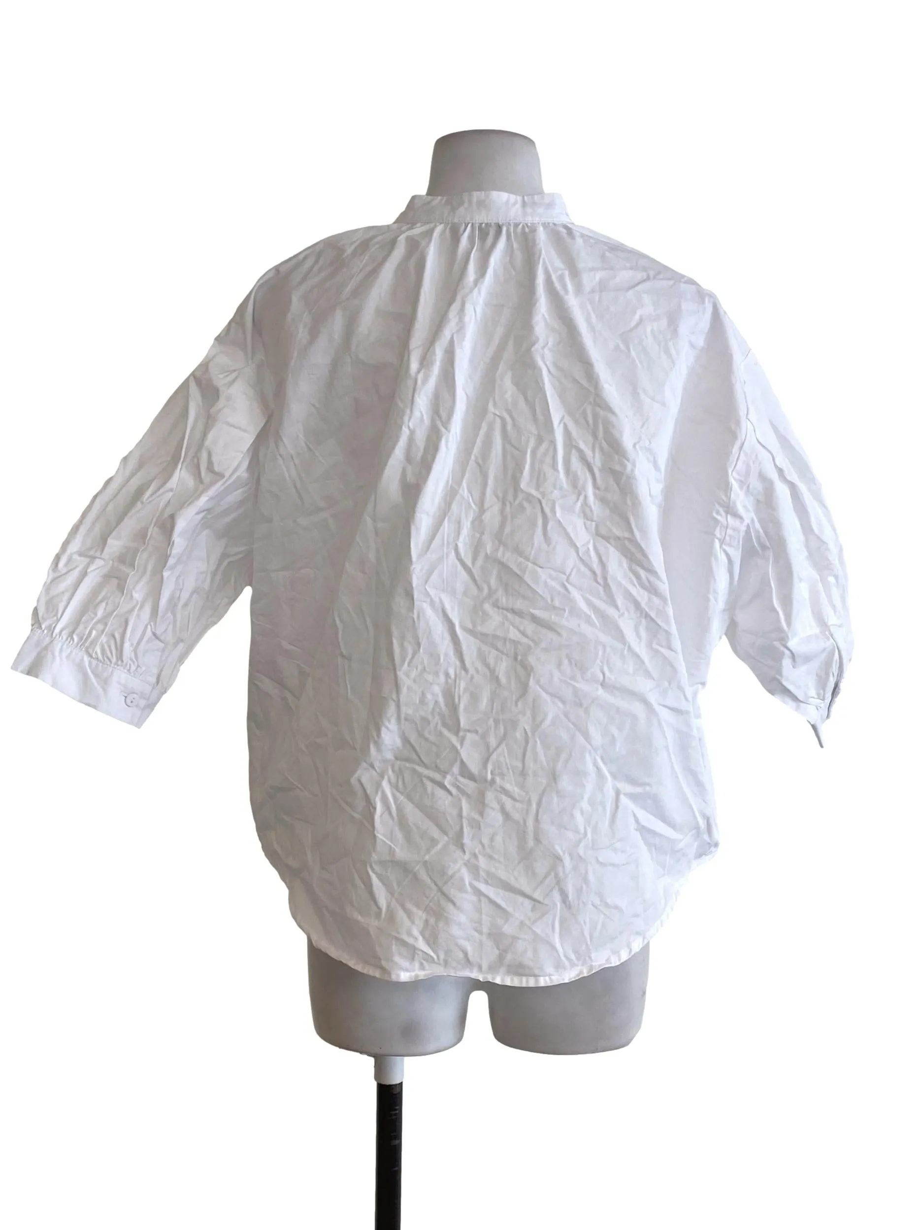 White Button Down Blouse