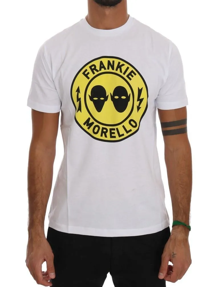 White Cotton Crewneck T-Shirt
