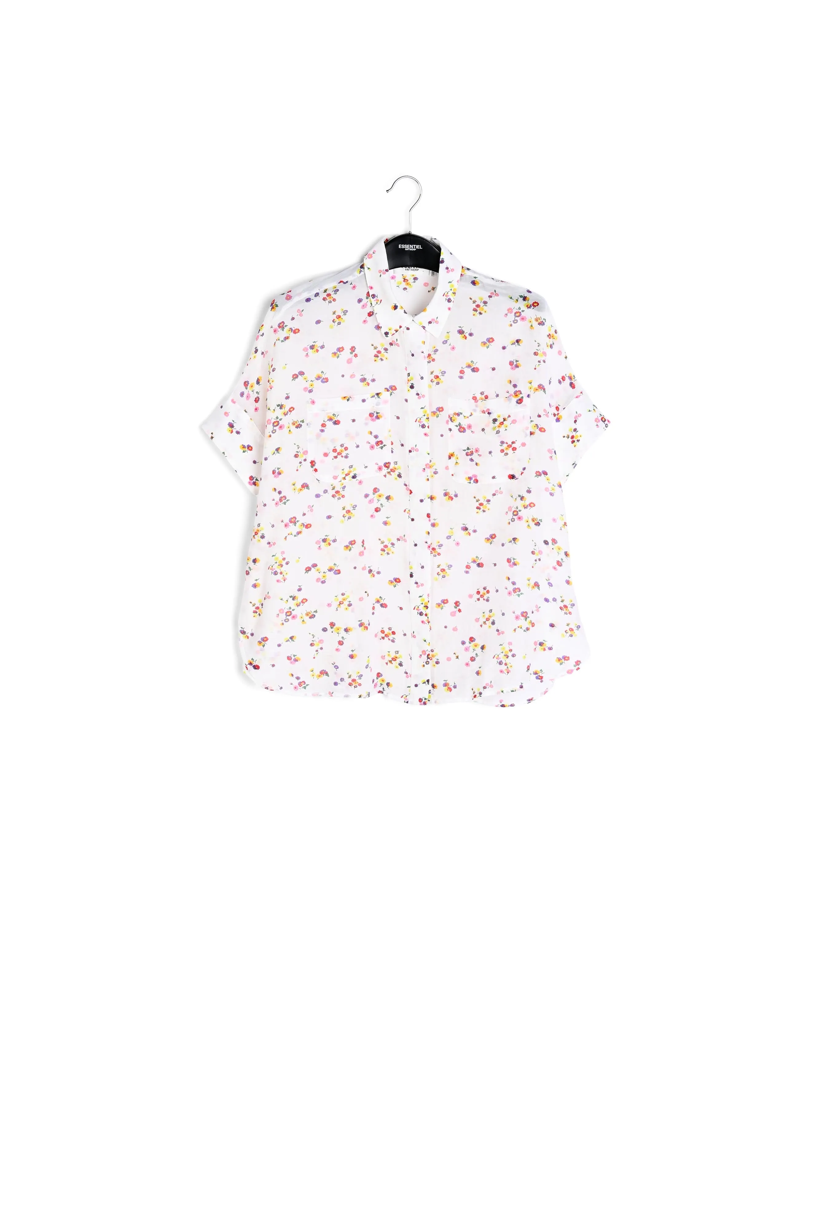 White floral shirt