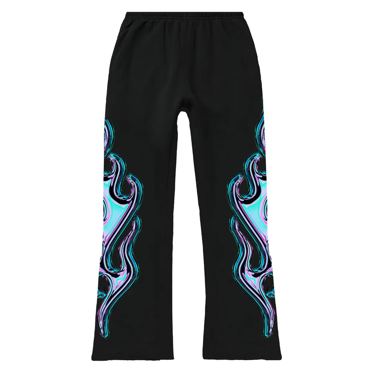 WKND RIOT GLASS SKULL SWEATS (BLACK)