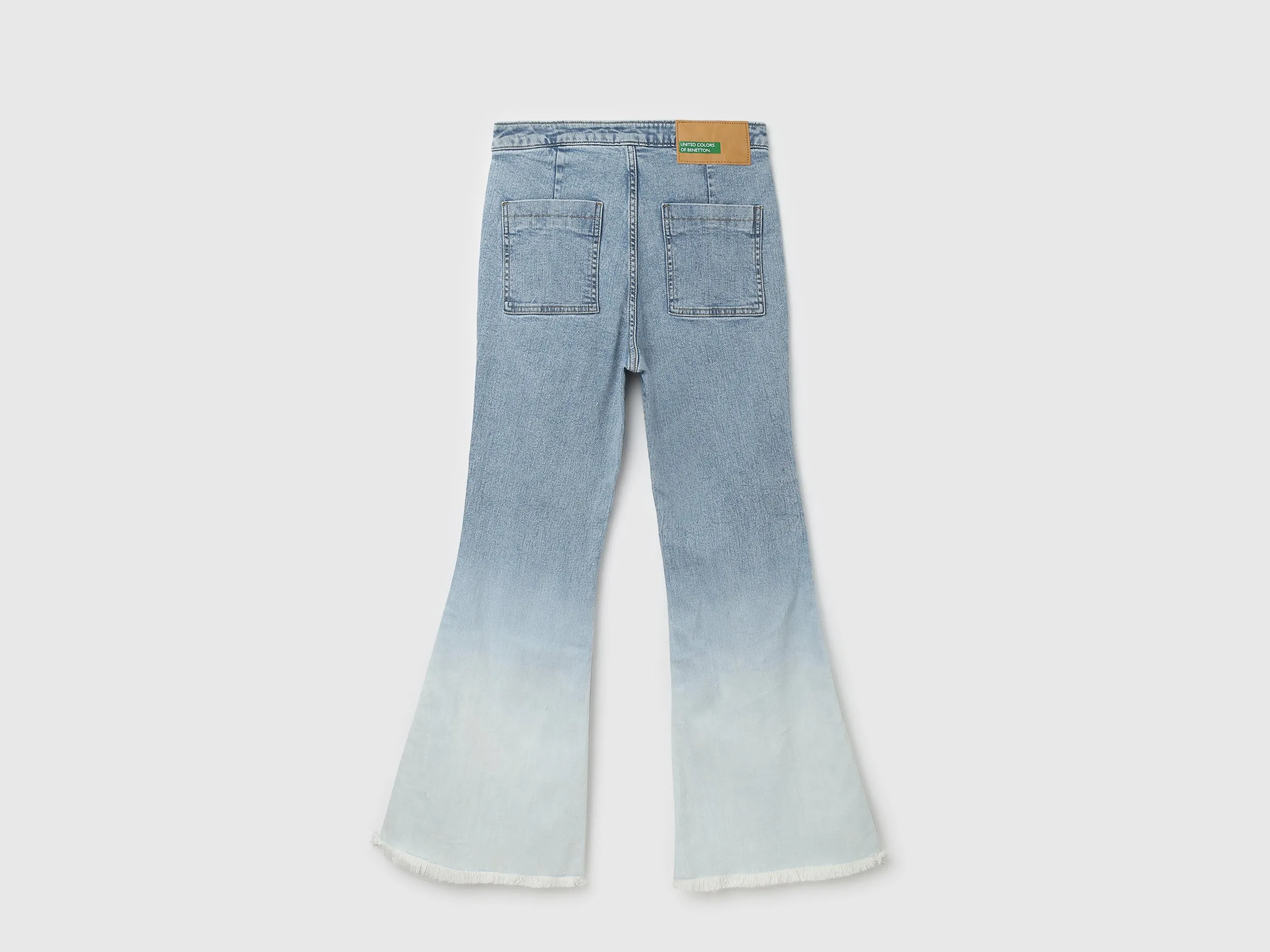 Women Ombre Bootleg Jeans