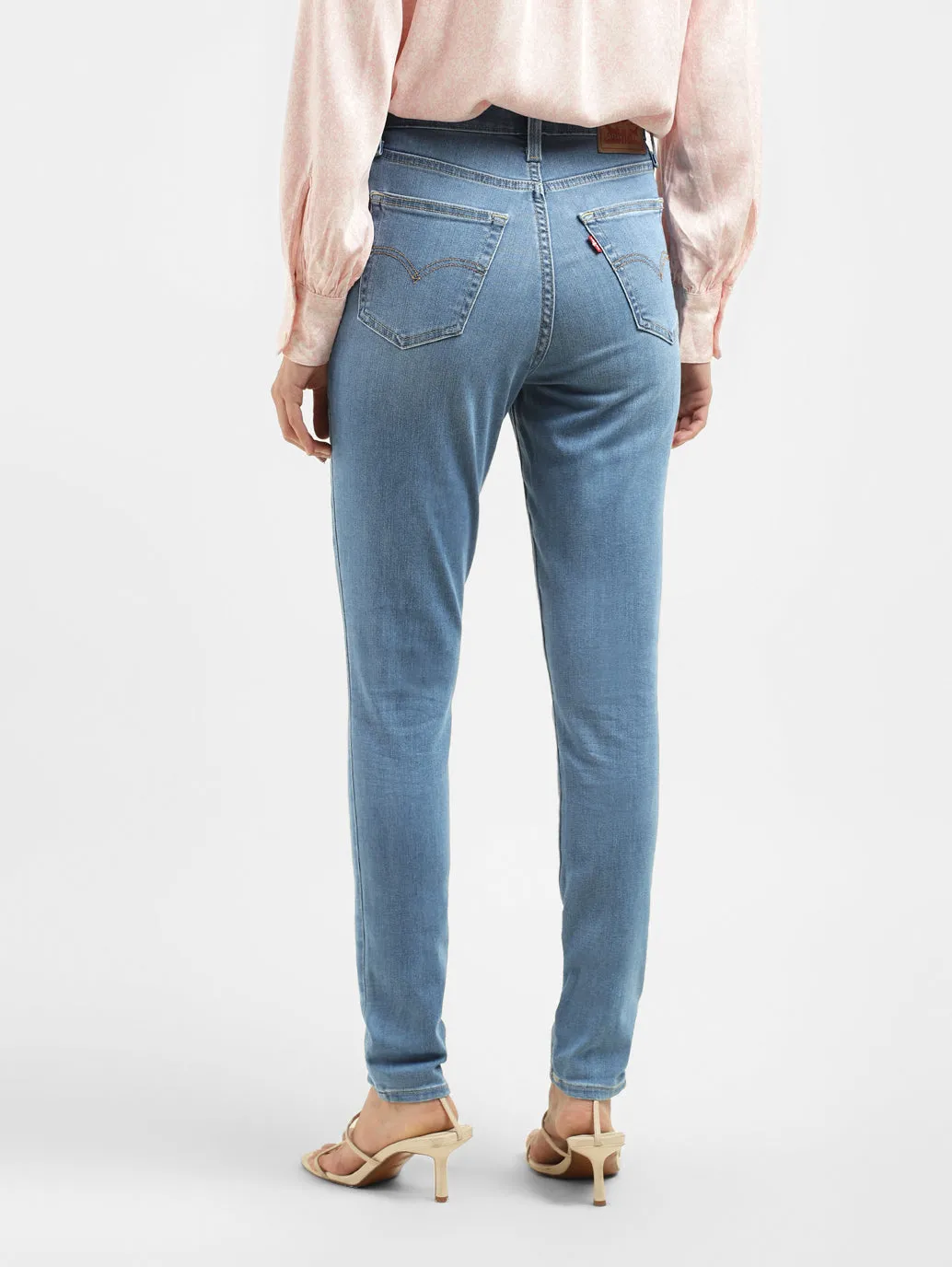 Women's 721 Blue Skinny Fit High Rise Jeans