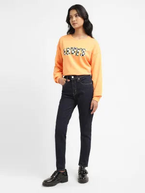 Women's 721 Navy Blue Skinny Fit High Rise Jeans