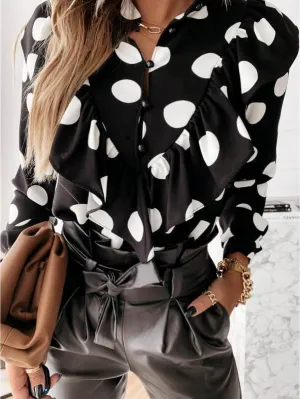 Women's Casual Long Sleeve Blouse