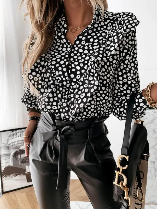 Women's Casual Long Sleeve Blouse