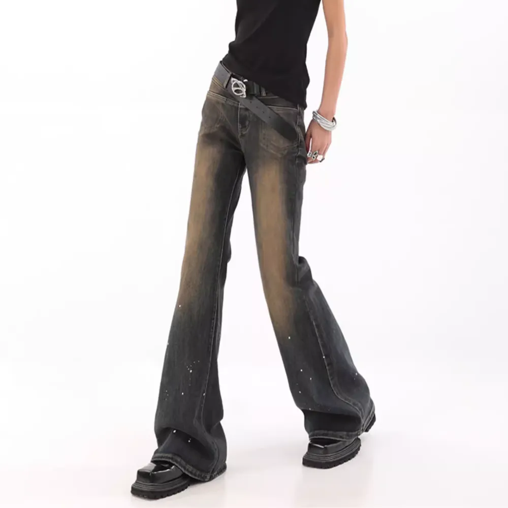 Women's Sexy Distressed Bootcut Jeans