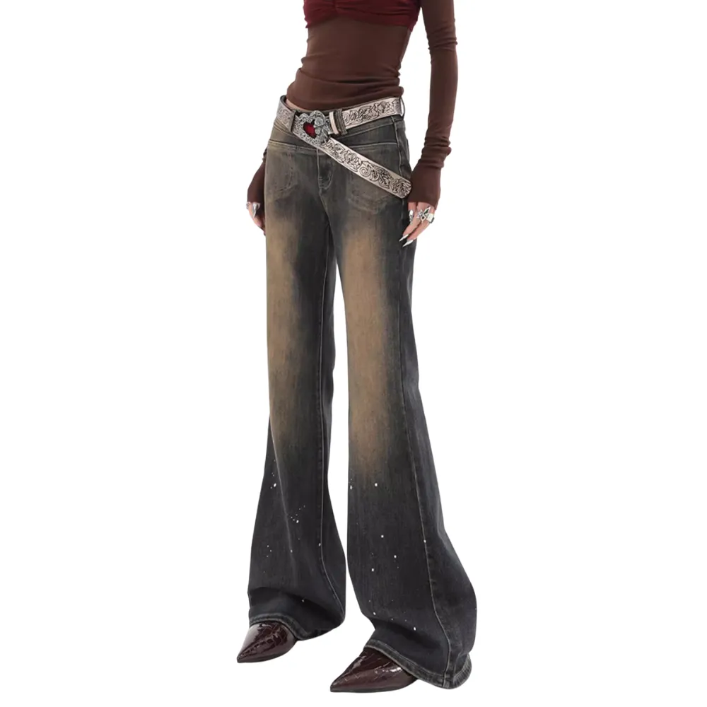 Women's Sexy Distressed Bootcut Jeans