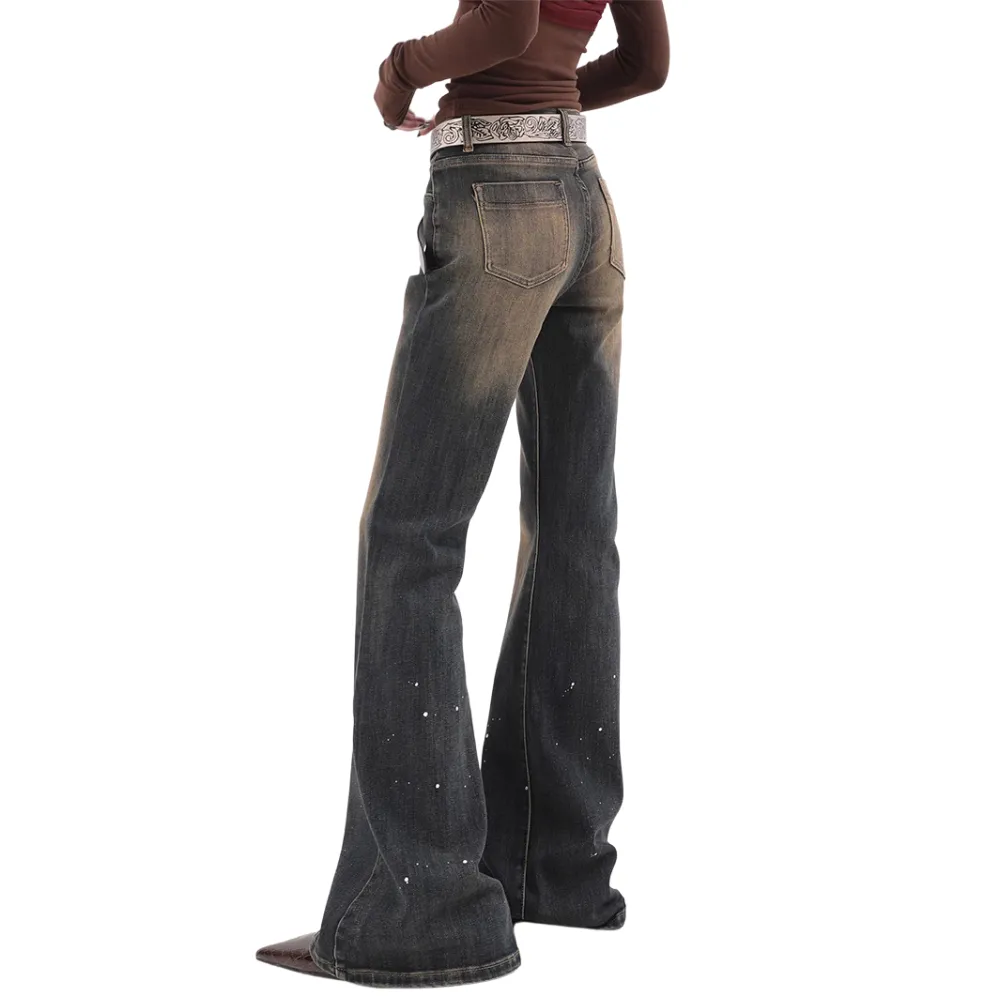 Women's Sexy Distressed Bootcut Jeans