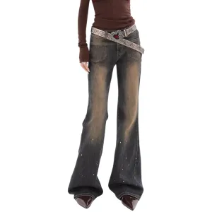 Women's Sexy Distressed Bootcut Jeans