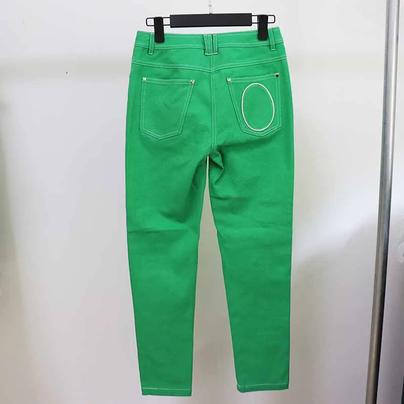 Women's Skinny Jeans Slim Fit Jeans & Denim Pants Blue Green Color