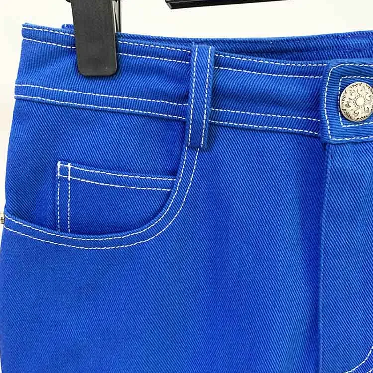 Women's Skinny Jeans Slim Fit Jeans & Denim Pants Blue Green Color