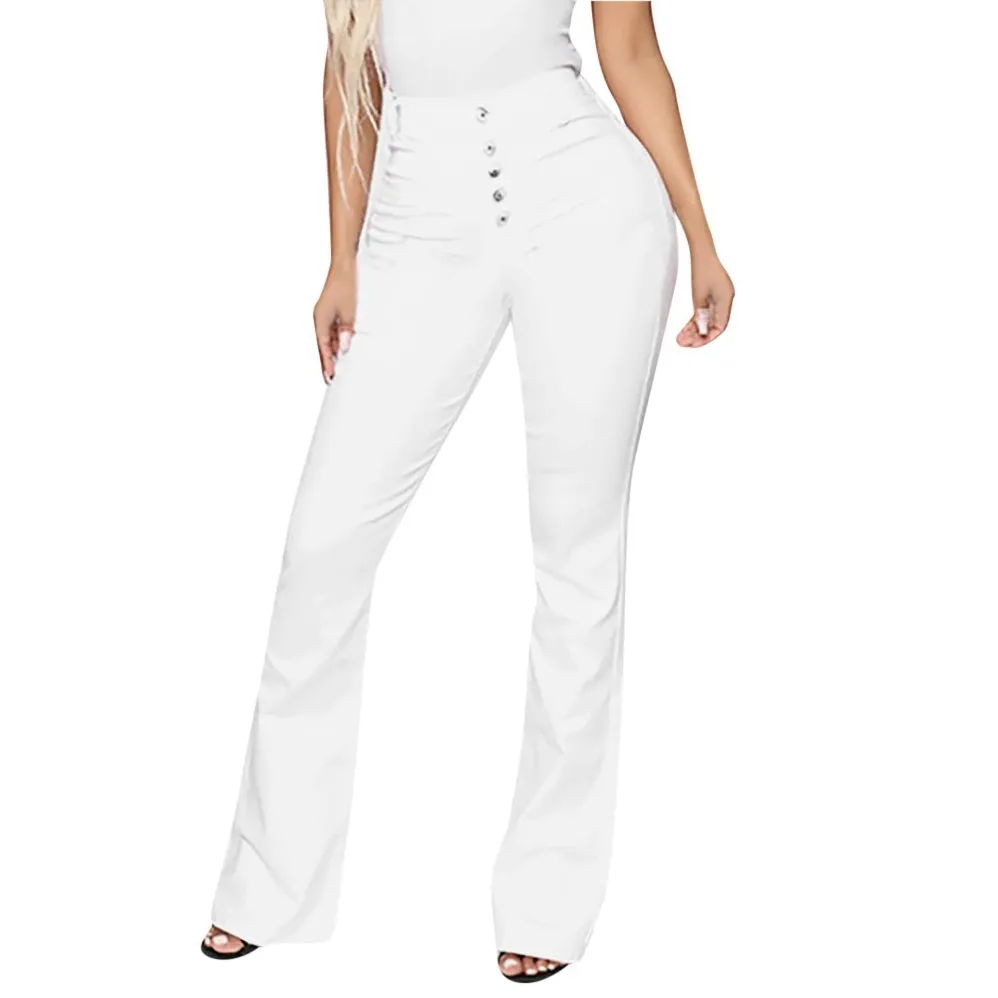 Women's Stretchy High-waisted Bootcut Flare Jeans | Perfect for Everyday Wear