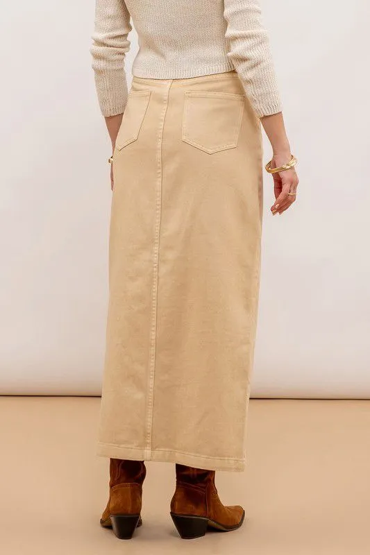 World View Sand Midi Skirt