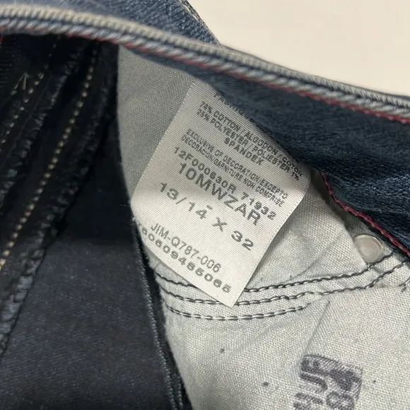 Wrangler - bootcut/flare, mid wash jeans, 13-14x32