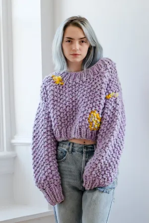 Yellow Heart Sweater