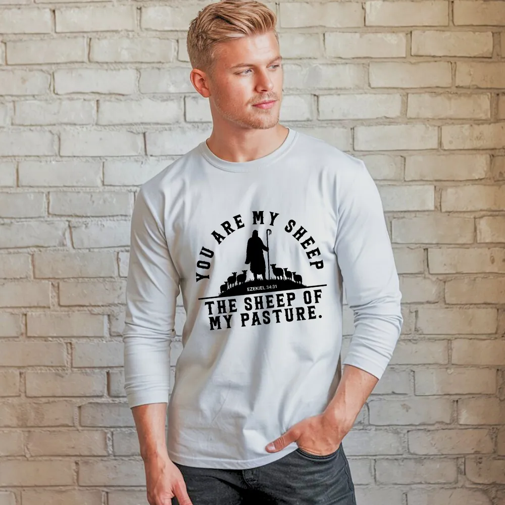 You are My Sheep the Sheep of My Pasture | Organic Unisex Classic Long-Sleeve T-Shirt Econscious