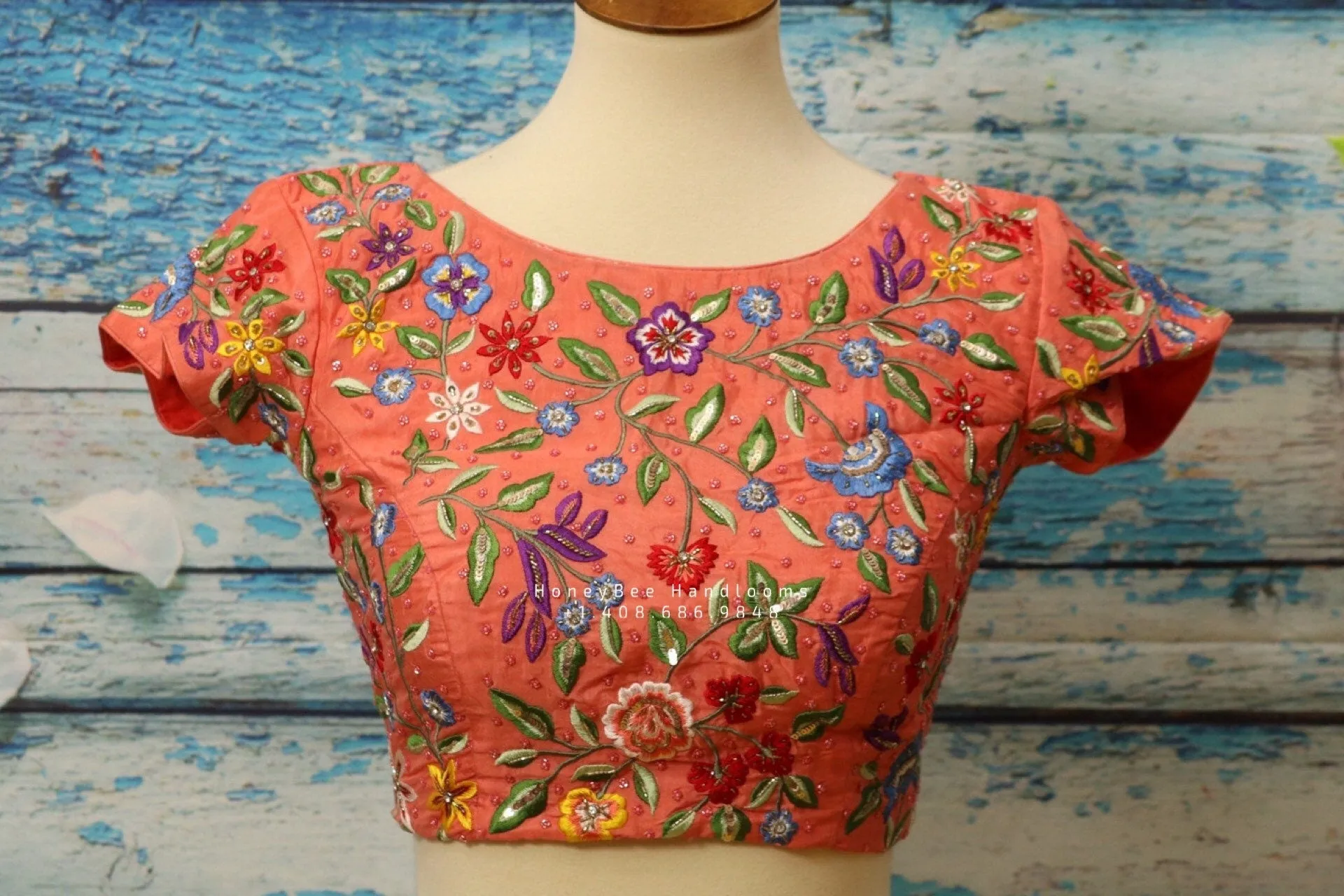 Zardhosi work Blouse |Zardhosi Work Blouse | saree stitched Blouse | Bollywood Blouse| Maggam Work Blouse | ZARI Blouse | HoneyBee Handlooms