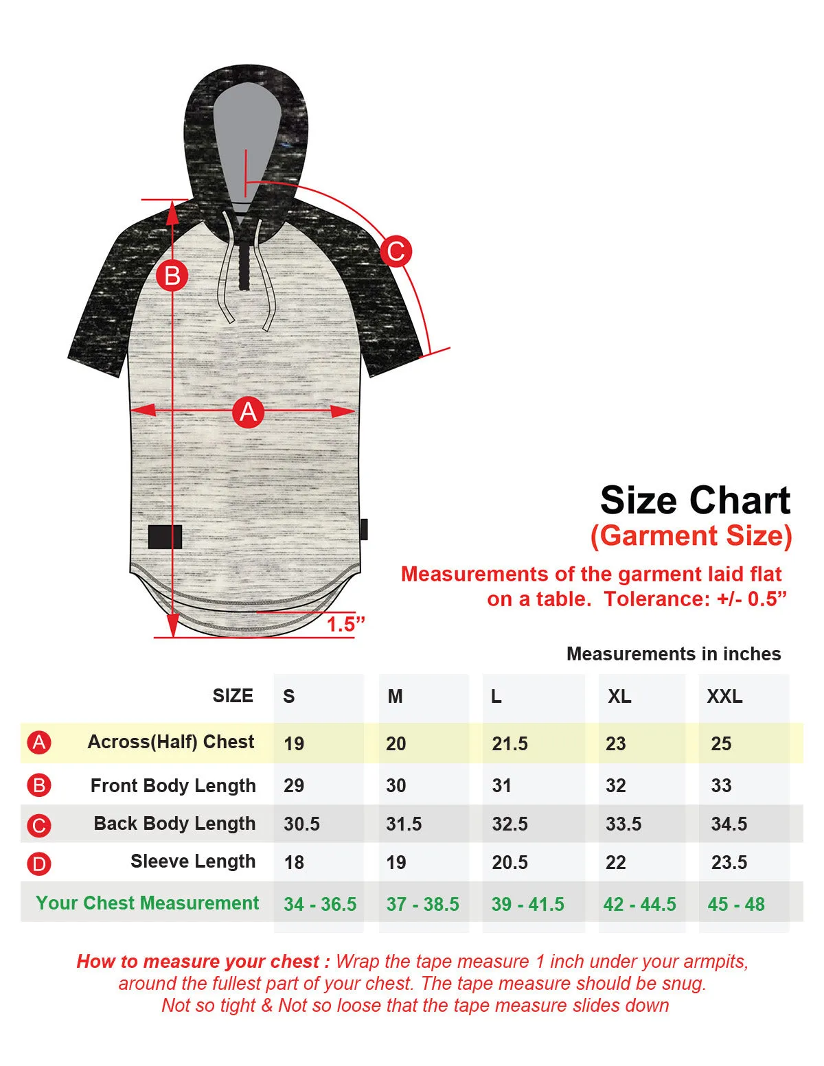 ZIMEGO Short Sleeve Raglan Henley Hoodie Round Bottom Semi Longline T-Shirt