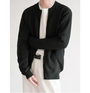 Zipper Cardigan Sweater